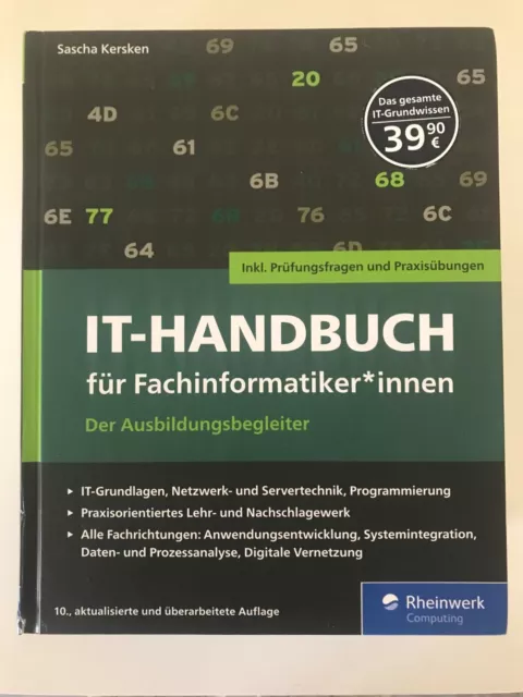 IT-Handbuch für Fachinformatiker*innen von Sascha Kersken (2021, Gebundene...