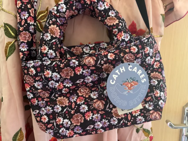 Cath Kidston Mini Recycled Ditsy Rose Puffer Trip Cross Body Bag - BNWT