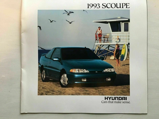 1993 Hyundai Scoupe Sales Brochure - Loc2-109