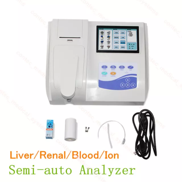 CE CONTEC BC300 Semi-Auto Biochemistry Analyzer, Touch,Liver/Renal/Blood/Ion,hot