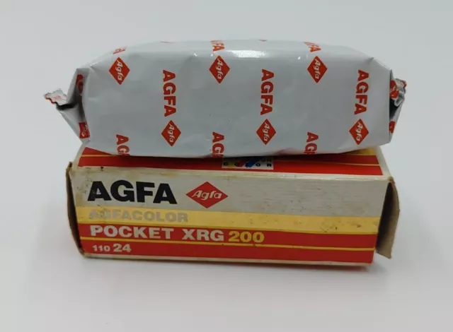 AGFA Agfaccolor Pocket XRG200 110/24 EMBALAJE ORIGINAL