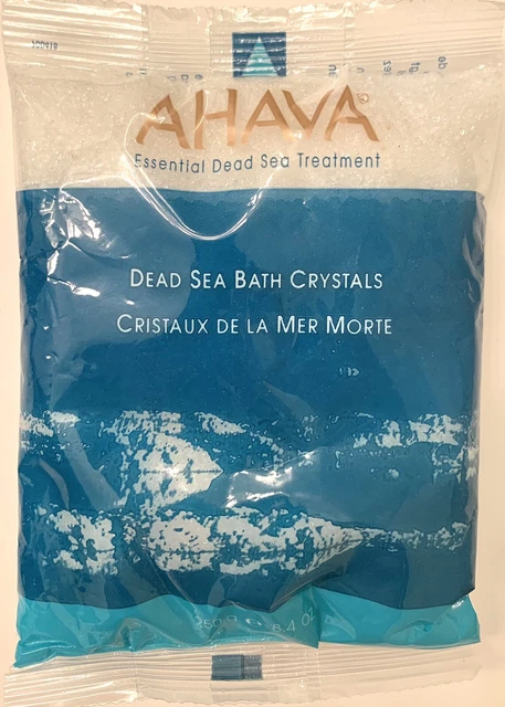 AHAVA ESSENTIAL DEAD SEA TREATMENT BATH CRYSTALS 8.4 oz 250 mg NEW SEALED
