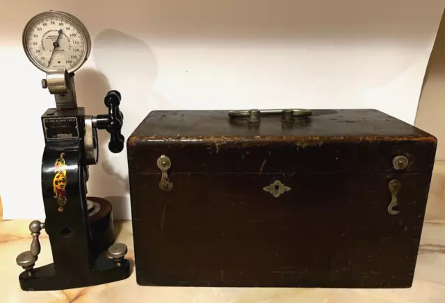 SHORE Instrument Mfg SCLEROSCOPE Hardness Tester Antique 1915 w/ Original Case