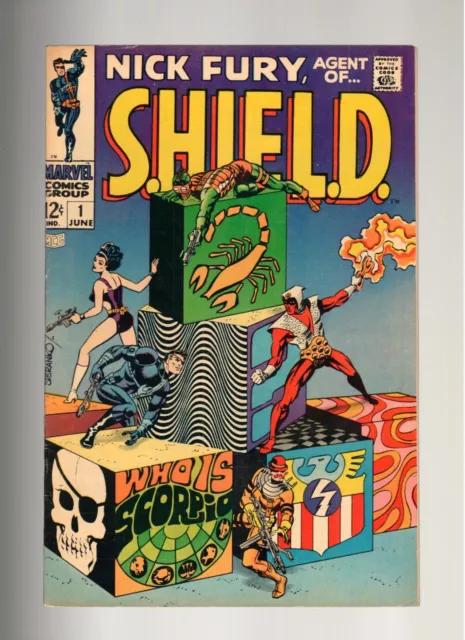 Nick Fury Agent Of Shield # 1  ( 1968 )  Marvel  Comics  Sharp Copy!