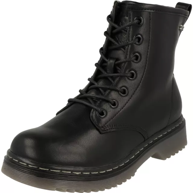 Indigo Fille Chaussures Tex Hiver Bottes Fourrées à Lacets 452-087 Noir Reißv