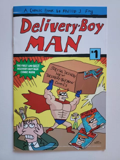 Delivery-Boy Man Comic Book Issue #1 Futurama San Diego ComicCon 2010 Exclusive 