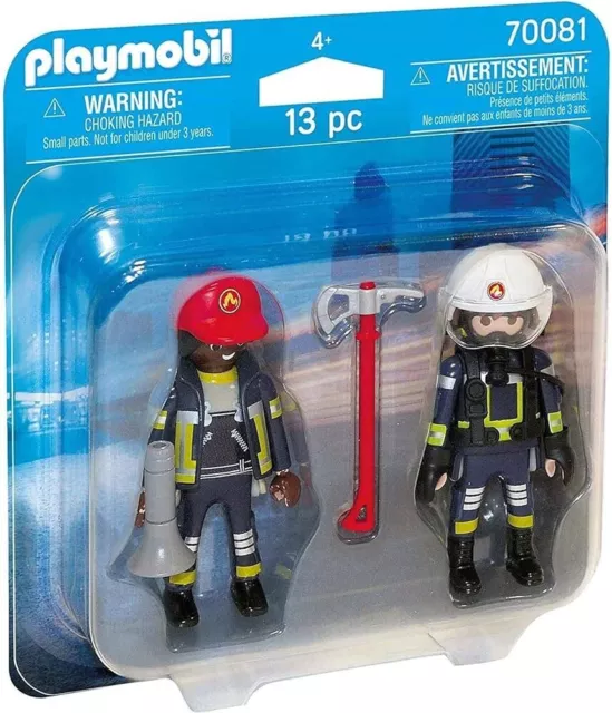 Playmobil Duo Pack Bomberos 13 pc 70081 Nuevo Juguete