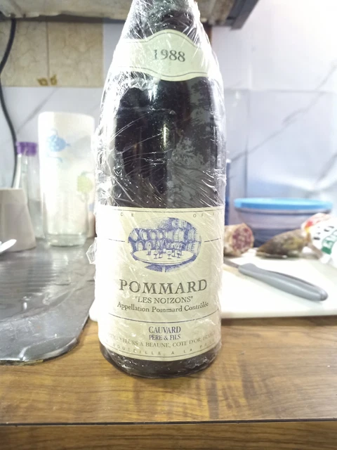 POMMARD 1988 Les Noizons CAUVARD GRAND VIN ROUGE DE BOURGOGNE