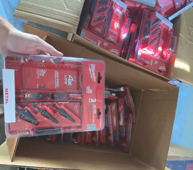 Milwaukee 48-89-9221 Step Drill Bit Set (3 PC) - IN STOCK