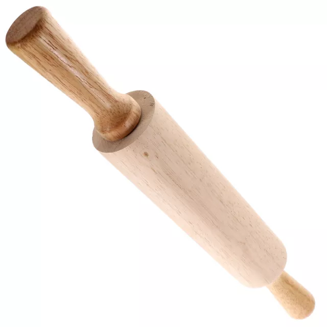 Sapele Wood Rolling Pin Bakery Dough Roller Kitchen Cooking Tool 3