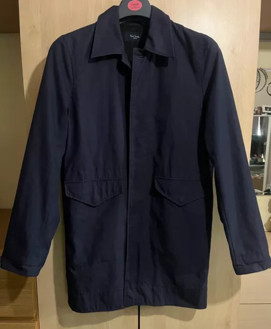 PAUL SMITH MEN’S Blue Mac / Jacket Size Small Oversized $124.89 - PicClick