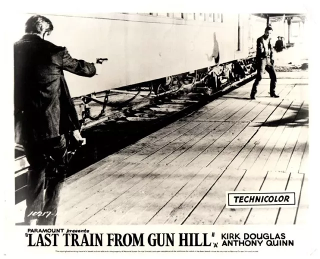 Last Train From Gun Hill Original Lobby Card Kirk Douglas Anthony Quinn western