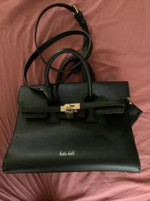 KATE HILL WOMEN S Hailey Tote Bag Black 39.99 PicClick AU