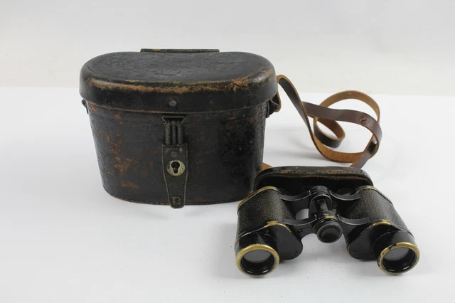 Carl Zeiss Jena D.F. 8x BINOCULARES militares con estuche original FUNCIONANDO Carl Zeiss Jena D.F. 8x BINOCULARES militares con estuche original FUNCIONANDO
