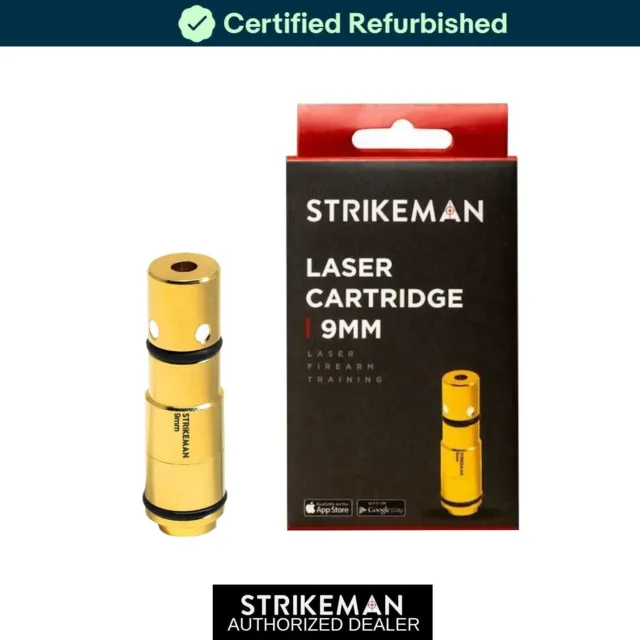 Strikeman Laser Cartridge Dry Fire Training Ammo Bullet, Certified Refurbished