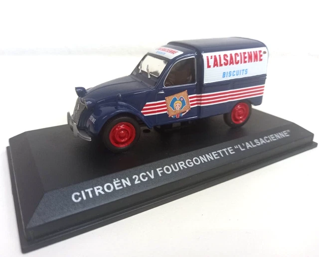 Citroën 2CV Fourgonnette « L’Alsacienne » - Modèle Réduit 1/43 - Parfait état, Sous Blister