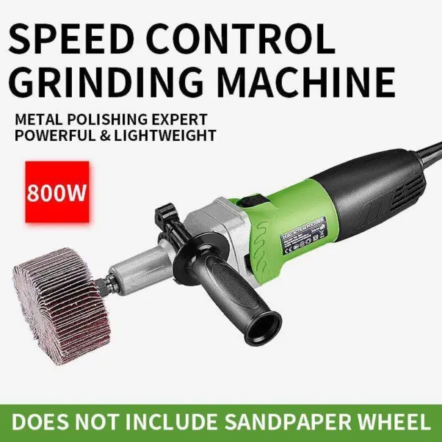 220V/800W Speed Control Metal Grinder Stainless Steel Wire Drawing Machine
