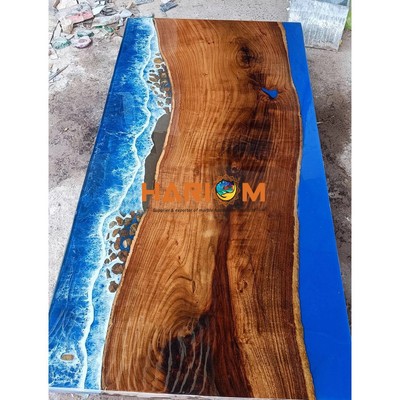 Adora Live Bord Bleu Résine Époxy Table Top Personnalisé À Fait Adorable Cadeaux Dîner 