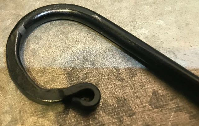 New Hand Forged Black 7 1/4" Wrought Iron S Hook Blacksmith Antique Plant Garden 3