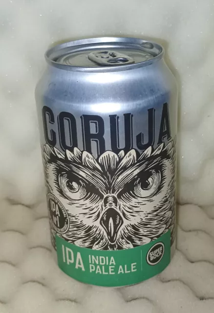 EMPTY Coruja "The Owl",collectable 330ml beer can Super Bock brand from Portugal