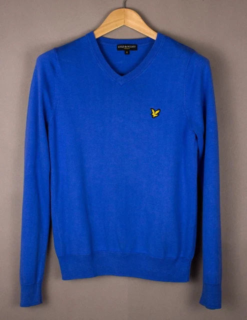 Lyle & Scott Uomo Vintage Casual Maglione TAGLIA S