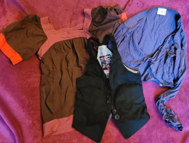 Pacchetto abbigliamento ragazza x3 articoli età 11 anni - top successivi x2 - camice nuovo look