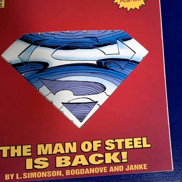Superman The Man Of Steel #22 (1993) Die-Cut Cover 3