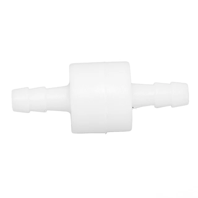 Valvola di ritegno (6 mm bianca) 10 pz valvole di ritegno resistenti al ritegno Pe resistenti all'ozono