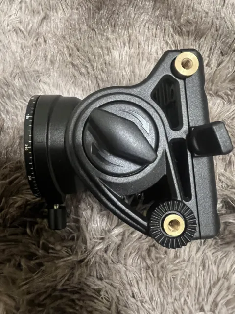 Cayer Tripod K6 Fluid Head, Metal Camera Tripod Head With Adjustable Pan Handle.