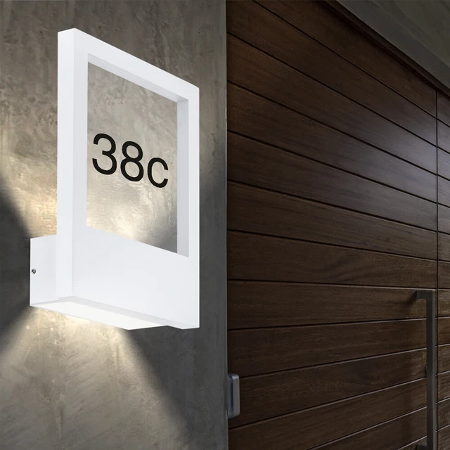 Lampada Da Parete Per Esterni HLFVLITE Con Sensore Dusk To Dawn - Nero Opaco, Attacco E27, IP44 - 4