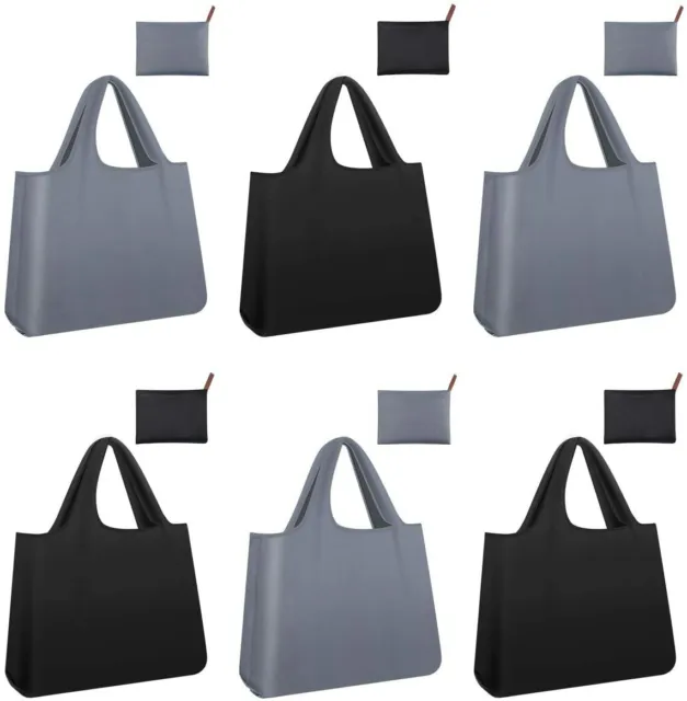 Philorn Faltbare Einkaufstasche 6 Stück, Umweltfreundliche Einkaufstaschen,