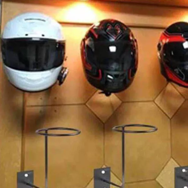 Motorcycle Helmet Holder Hanger Rack Wall Mounted Hook for Hat Cap Helmet RaWR