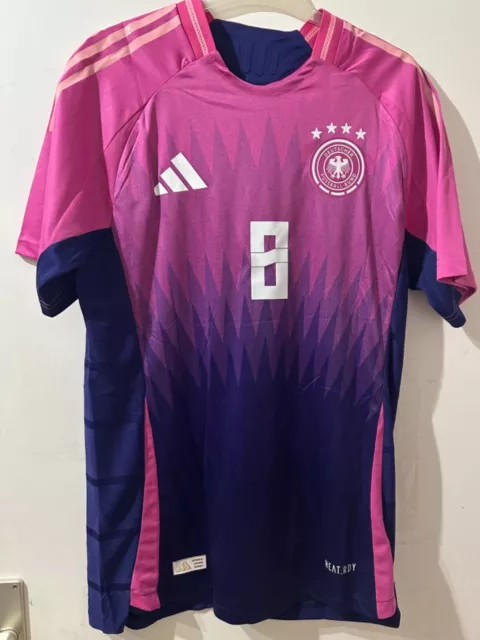 Deutschland Trikot Authentic Spielertrikot Auswärts 2024 EM DFB Gr. L #8 Kroos