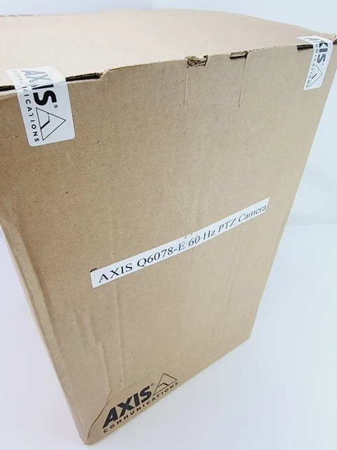 AXIS Q6078-E Camera IP Security Surveillance PTZ  4K 20x Zoom NEW SEALED