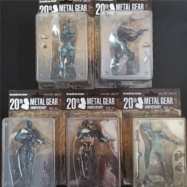 20th Aniversary Metal Gear Snake Action Figure Solid Collection Statue 6"