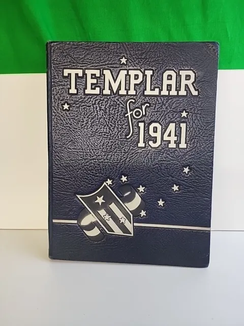Temple University 1941 TEMPLAR Yearbook Philadelphia