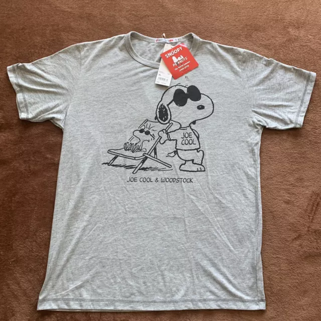 UNIQLO UT Snoopy Peanuts Joe Cool Keep Cool Woodstock Nwt New Graphic T Shirt