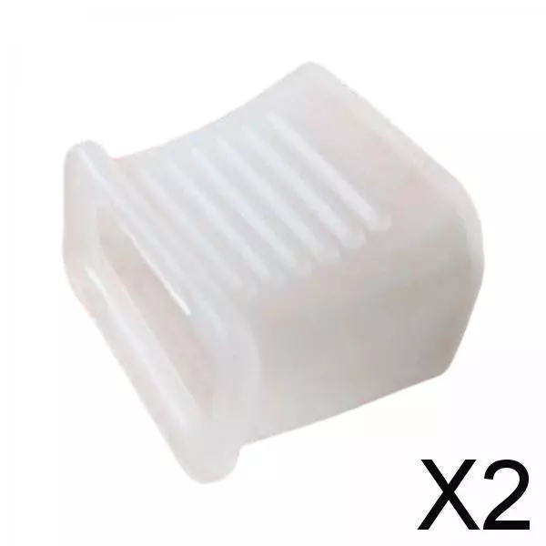 2X Whistle Cover Replaceable Protector White PVC Mouth Protector Style B