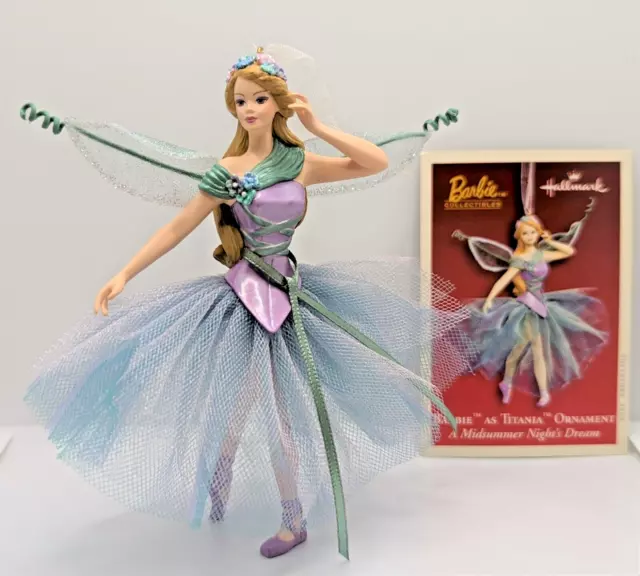 2004 IOB Hallmark "Barbie as Titania " A Midsummer Night's Dream Ornament