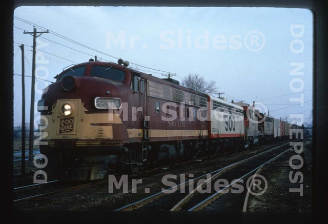 Duplicate Slide SOO Line Old Paint F7A 2230A & 3 Action