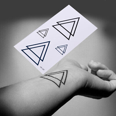 Nuevo diseño geometría tatuaje pegatina impermeable desmontable hágalo usted mismo cuerpo C'$g