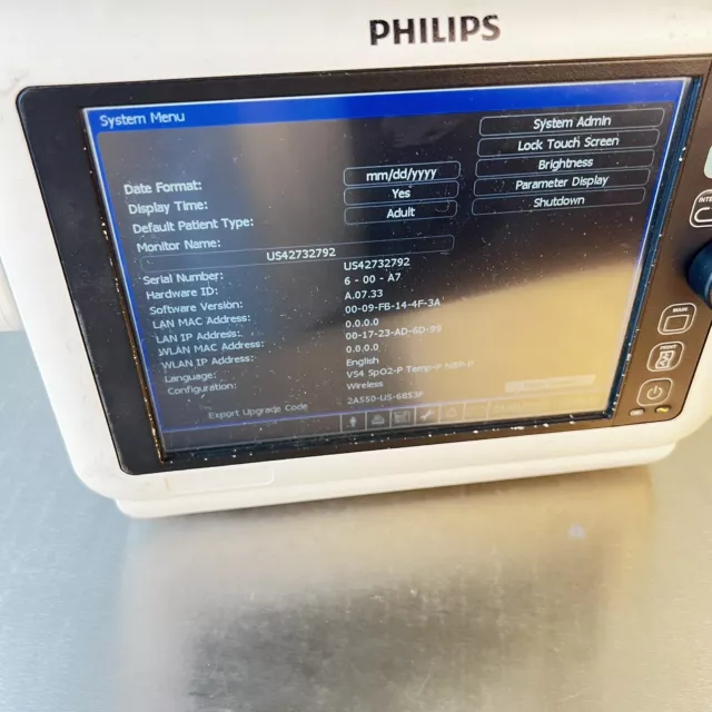 Philips Healthcare Suresigns VS4 Vital Signs Monitor 2