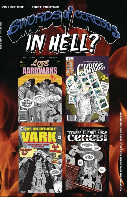 Swords of Cerebus In Hell Volume 4 GN Dave Sim Batvark TMNT X-Men TPB New NM
