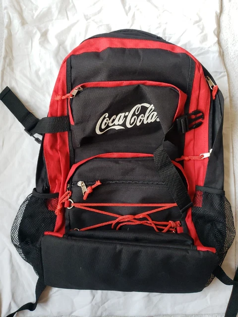 Coca-cola x Sonic Drive In Book Bag Back Pack Red and Black All Zips Work