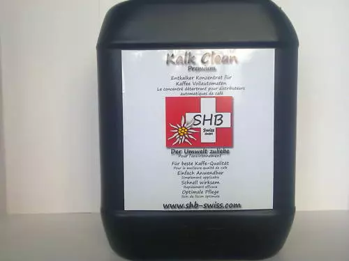 10 Liter Kanister SHB Swiss Premium Kalk Clean Entkalker alle Maschienen WMF AEG