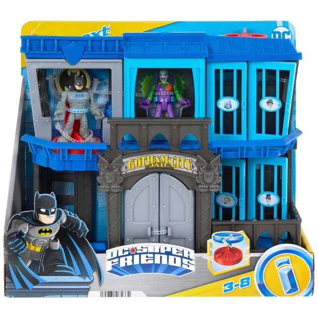FISHER PRICE IMAGINEXT Gotham City Jail Playset Batman & The Joker