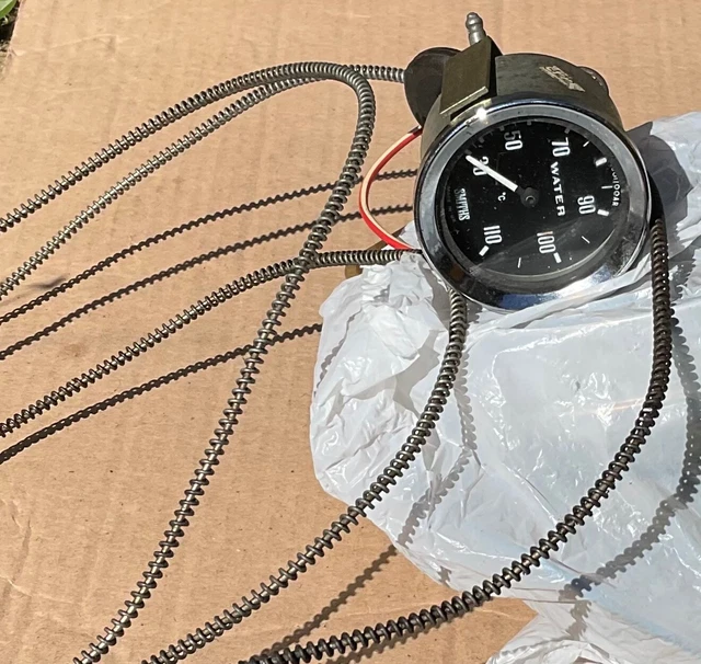 GENUINE ORIGINAL 1960’S Smiths capillary water temperature gauge