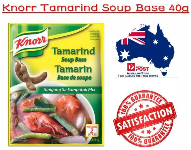 New Knorr Tamarind Soup Base Asia Sinigang Sa Sampalok Mix Soup 40g + Free Ship