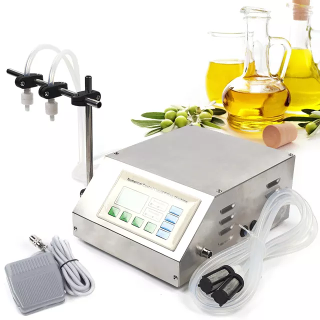 Automatic Liquid Filling Machine Filler 3.5l/Min/Head Anti-drip Design 2 Heads