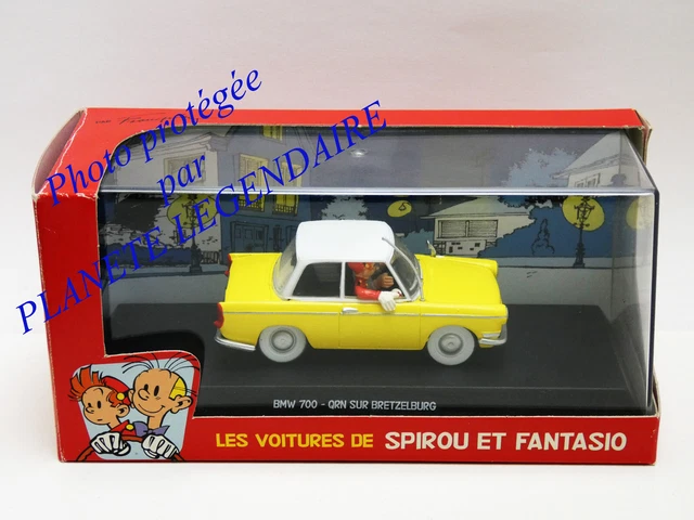 Miniature De Dion Bouton 1912 'La Gorille à Bonne Mine' Spirou 1/43